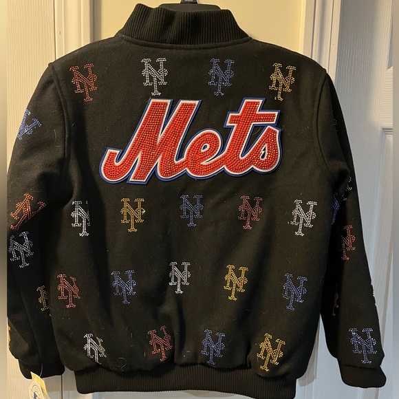 Genuine Merchandise Jackets & Blazers - NWT New York METS Wool Jacket Hand crafted SF logo by G-III - Bling Jacket